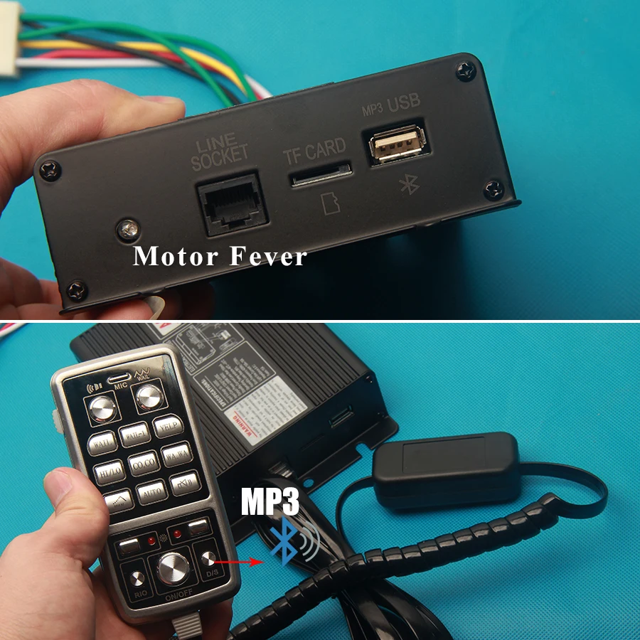 12В для автомобильной сигнализации Рог MP3 Bluetooth грузовик рог Megafono громкий динамик