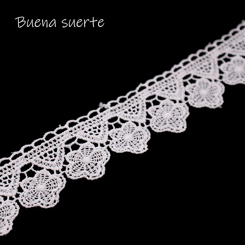 Новинка 2018 высокое качество 3 8 см белый/черный цветок ромашки вышивка кружевная