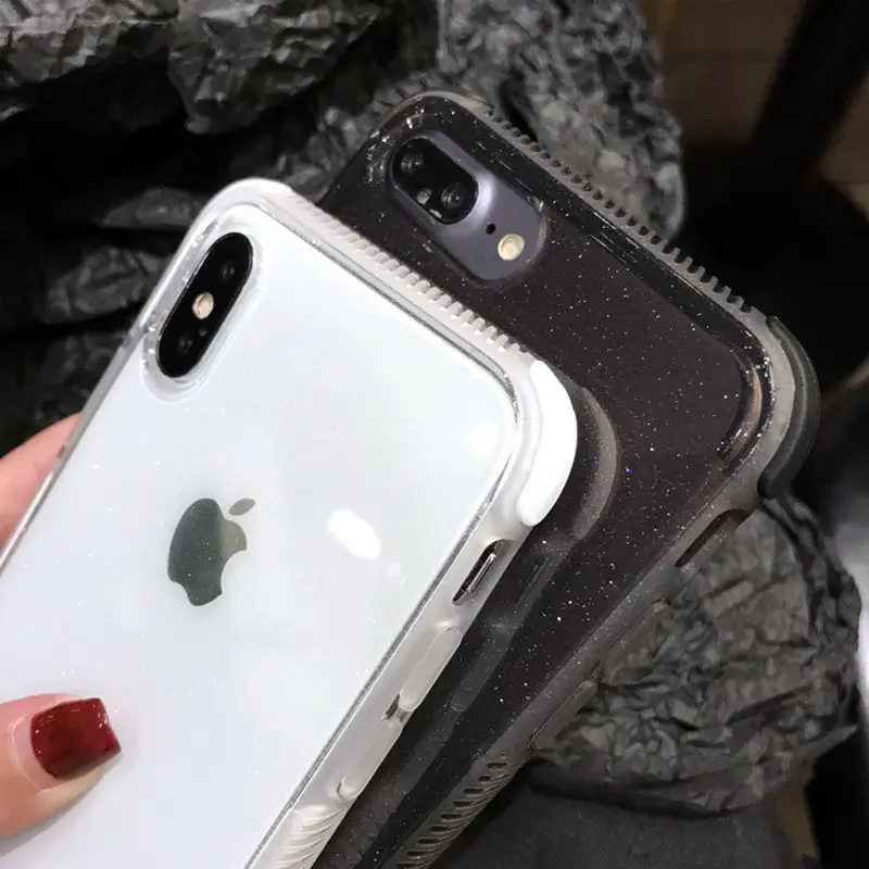 Чехол Lovebay для iPhone однотонный блестящий чехол из мягкого ТПУ 11pro Max 6 6s 7 8 Plus X XR XS |