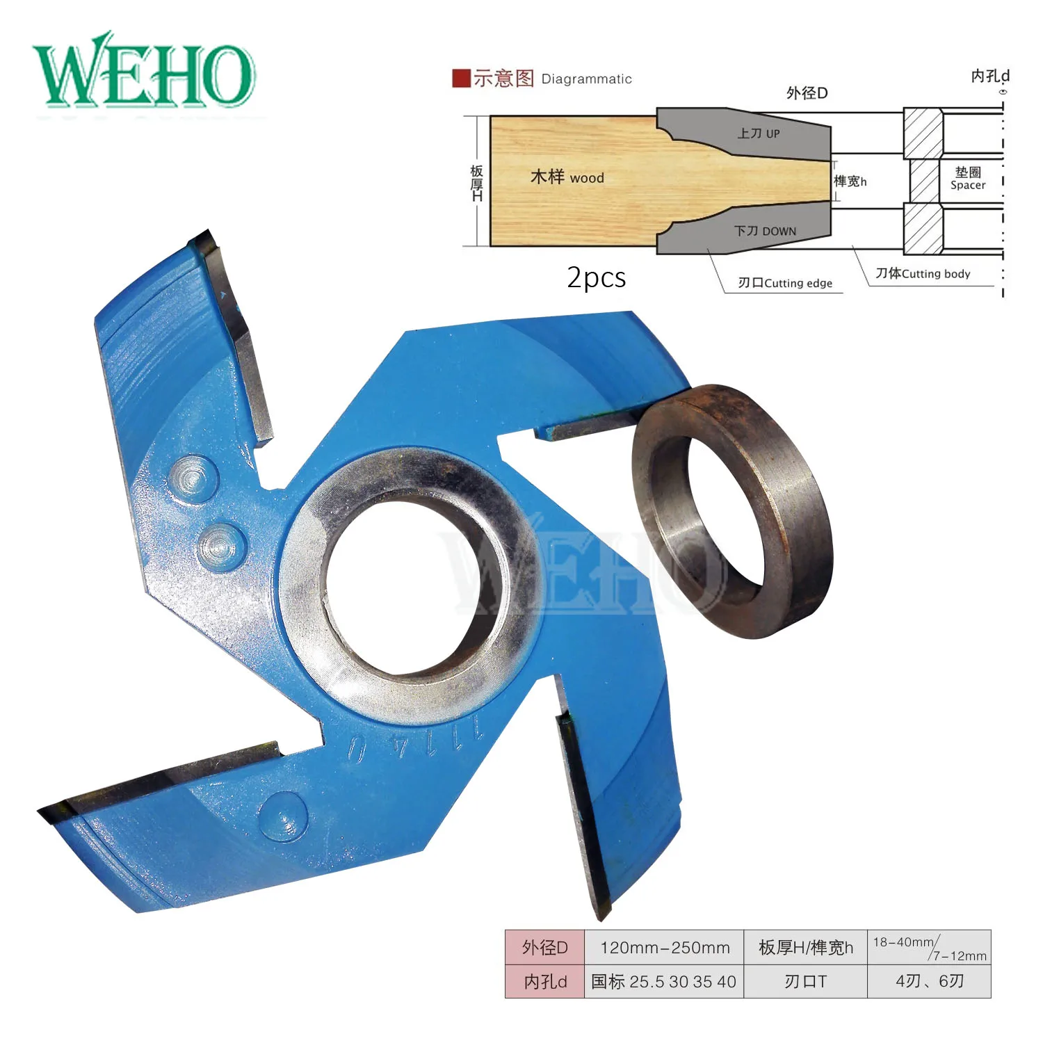 

WEHO формирователь спиральный нож дверь формовка дизайн сплав фреза для деревообработки CNC рама машина