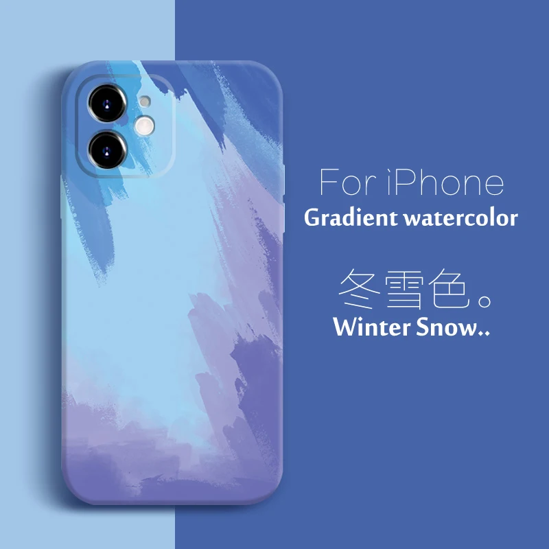 Цветной силиконовый чехол для iPhone 11 Pro Max 12 Mini XSmax XR X SE2 2020 8 7 6 Plus | Мобильные