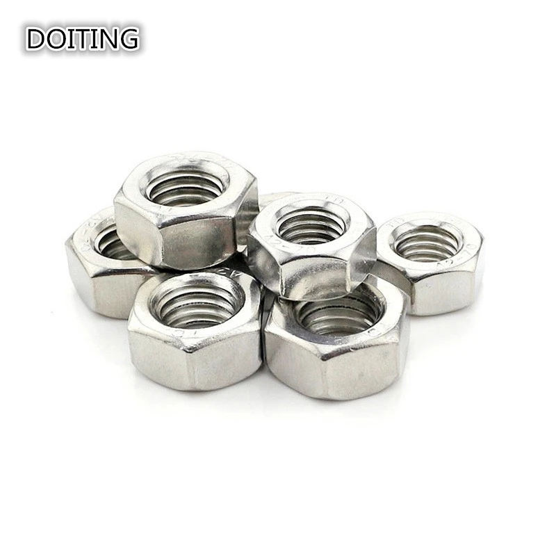 Набор DOITING DIY 100 шт/партия M3 гайки A2 из нержавеющей стали шестигранные чтобы
