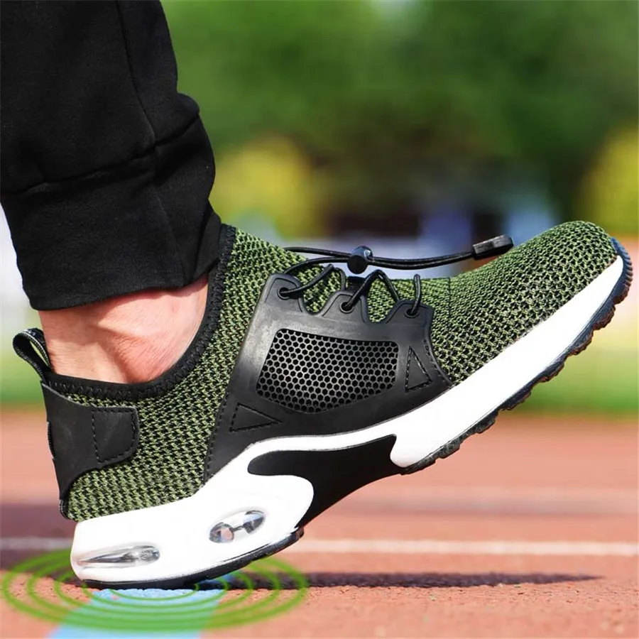 

2019 new indestructible shoes men and women steel head safety boots anti-puncture work shoes breathable shoes