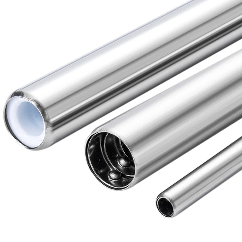 Многоразовая складная металлическая Питьевая соломинка портативная