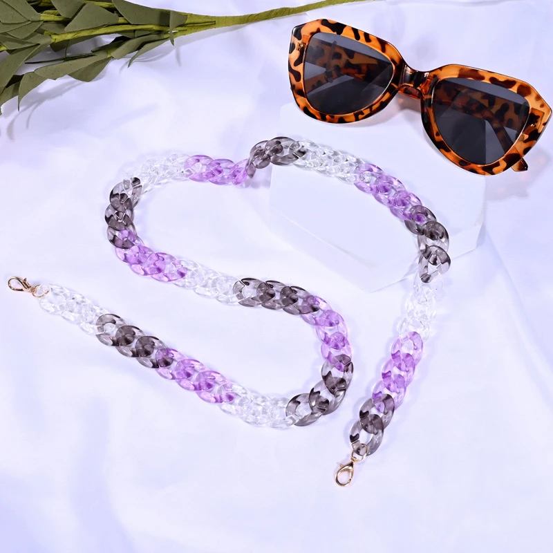 Красочные Акриловые искусственные женские и мужские увеличенные шнурки для