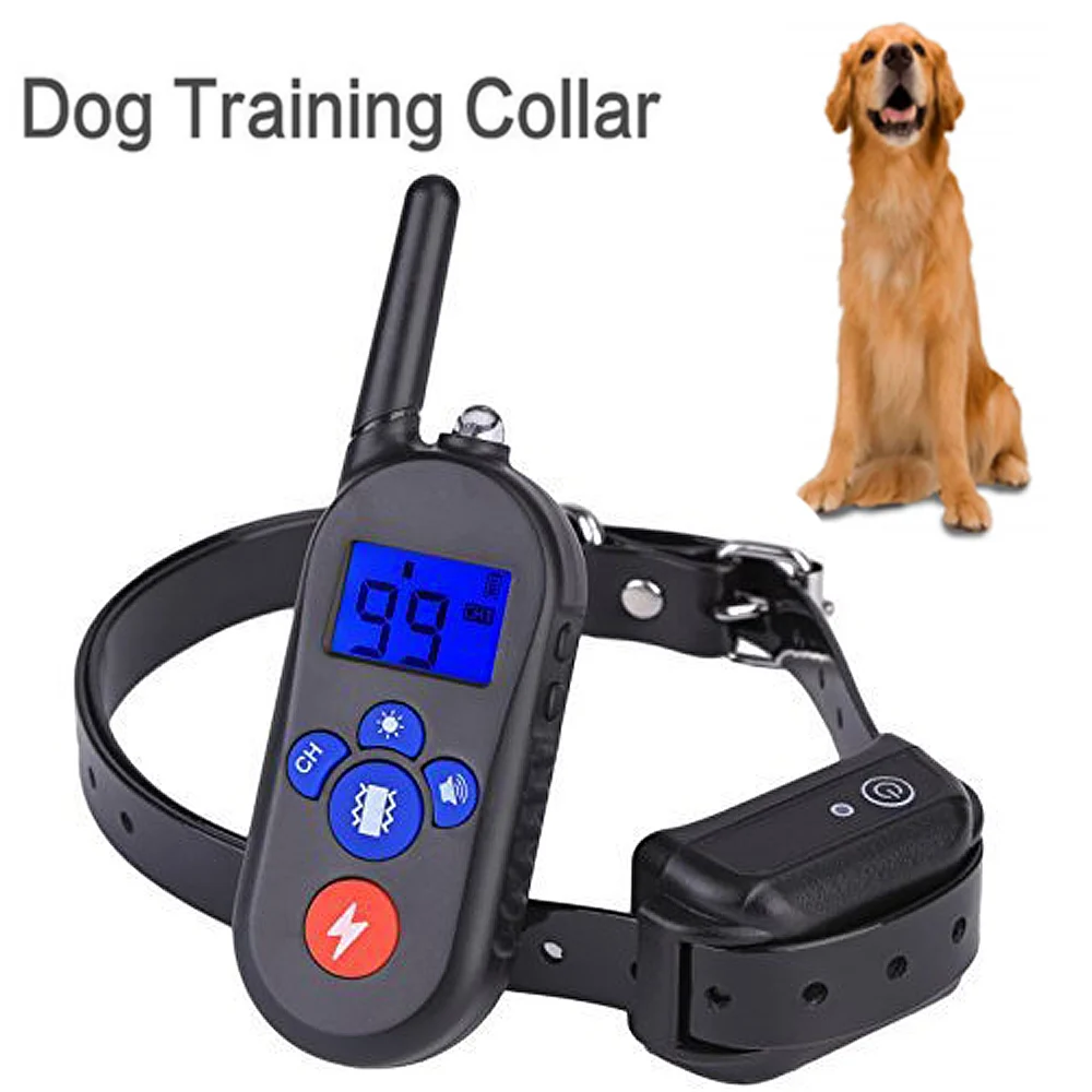 Перезаряжаемые водонепроницаемые электронные ошейники для дрессировки собак