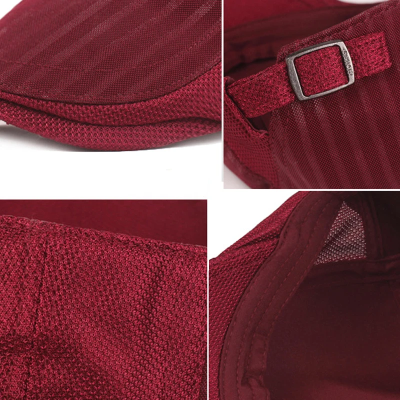 

Summer Autumn Hats for Men Women Casual Cotton Striped Beret Caps Sun GorrasEngland British Retro Boinas Flat Caps Berets