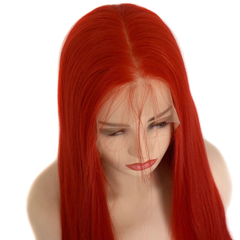 Парик Vogue Queen 13 × 6 Женский длинный шелковистый прямой термостойкий с