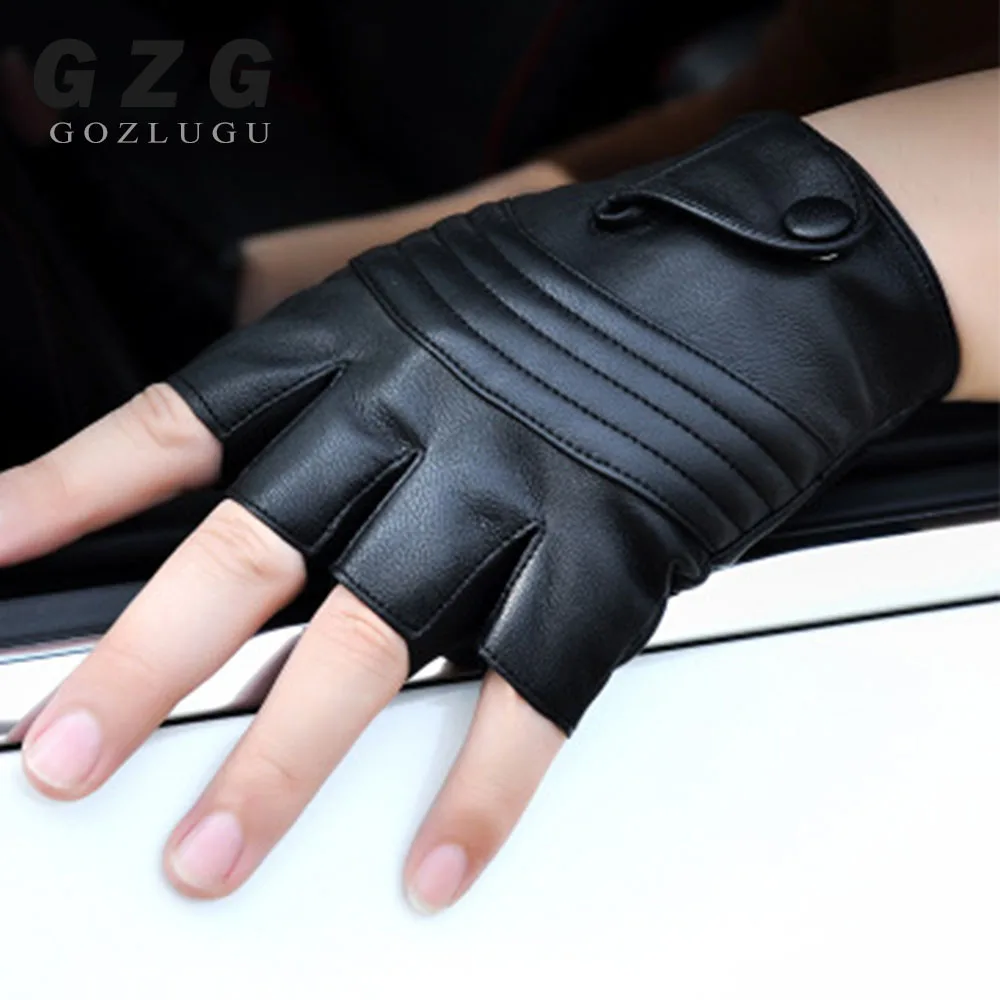 Новые кожаные перчатки с круглыми гвоздиками в стиле панк хип хоп мотоциклетные