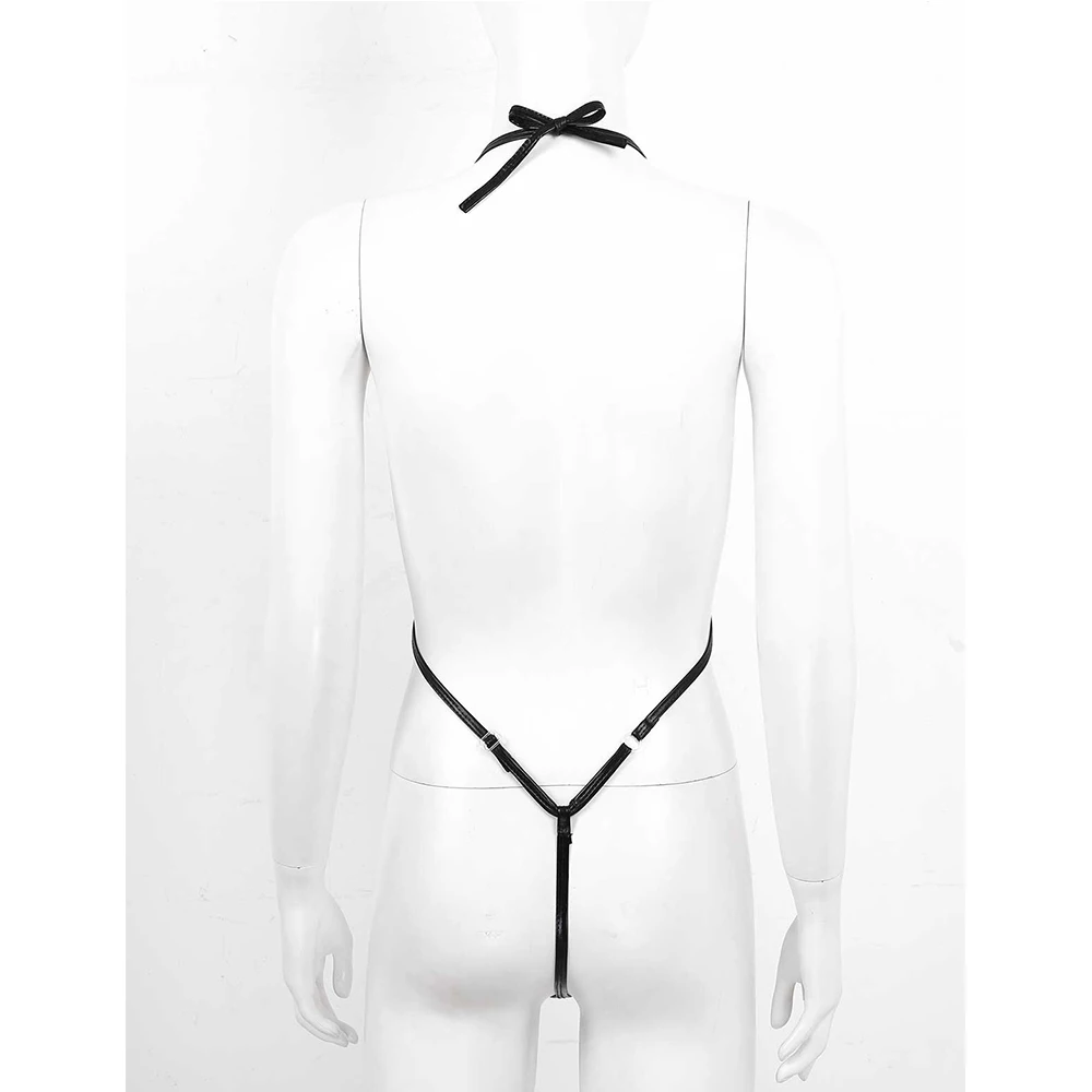 Женское блестящее Эротическое нижнее белье с металлическим принтом русалки и