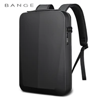 bange new shell design anti thief tsa lock men backpack waterproof 15 6 inch laptop bag man travel bag with usb charging