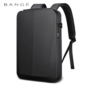 bange new shell design anti thief tsa lock men backpack waterproof 15 6 inch laptop bag man travel bag with usb charging free global shipping