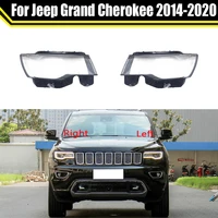 for jeep grand cherokee 20142020 car transparent lampshade lens lampcover headlamp cover glass lamp shell mask headlight shell