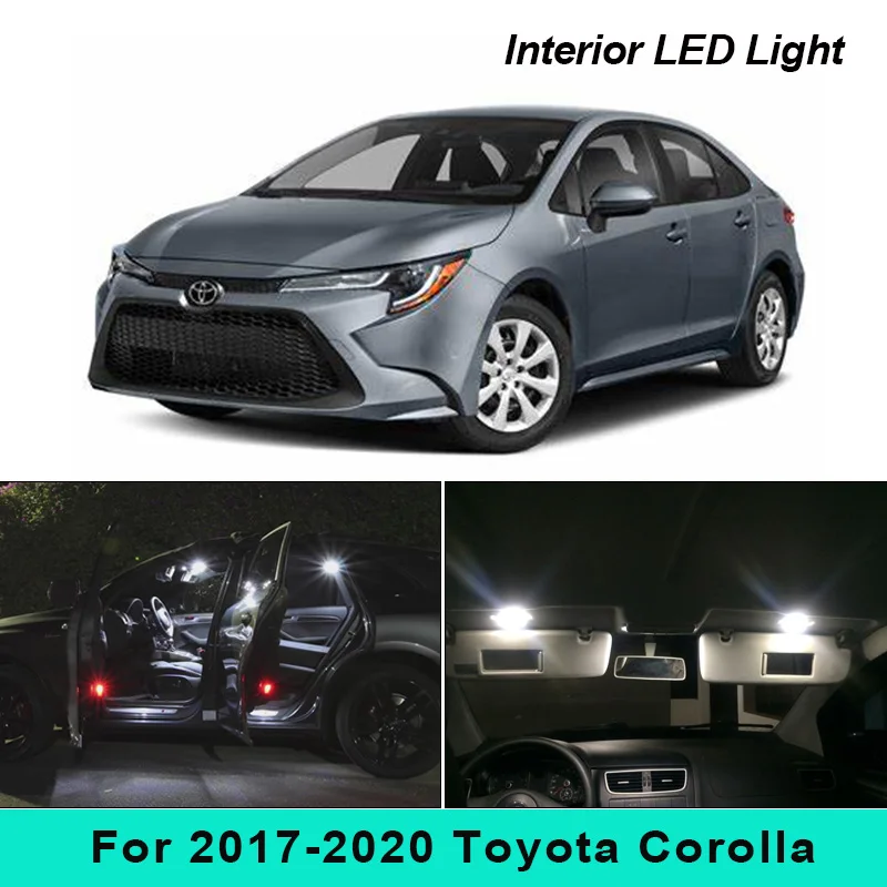 11X SMD Автомобильная Лампа светильник внутреннего освещения комплект светодиодов