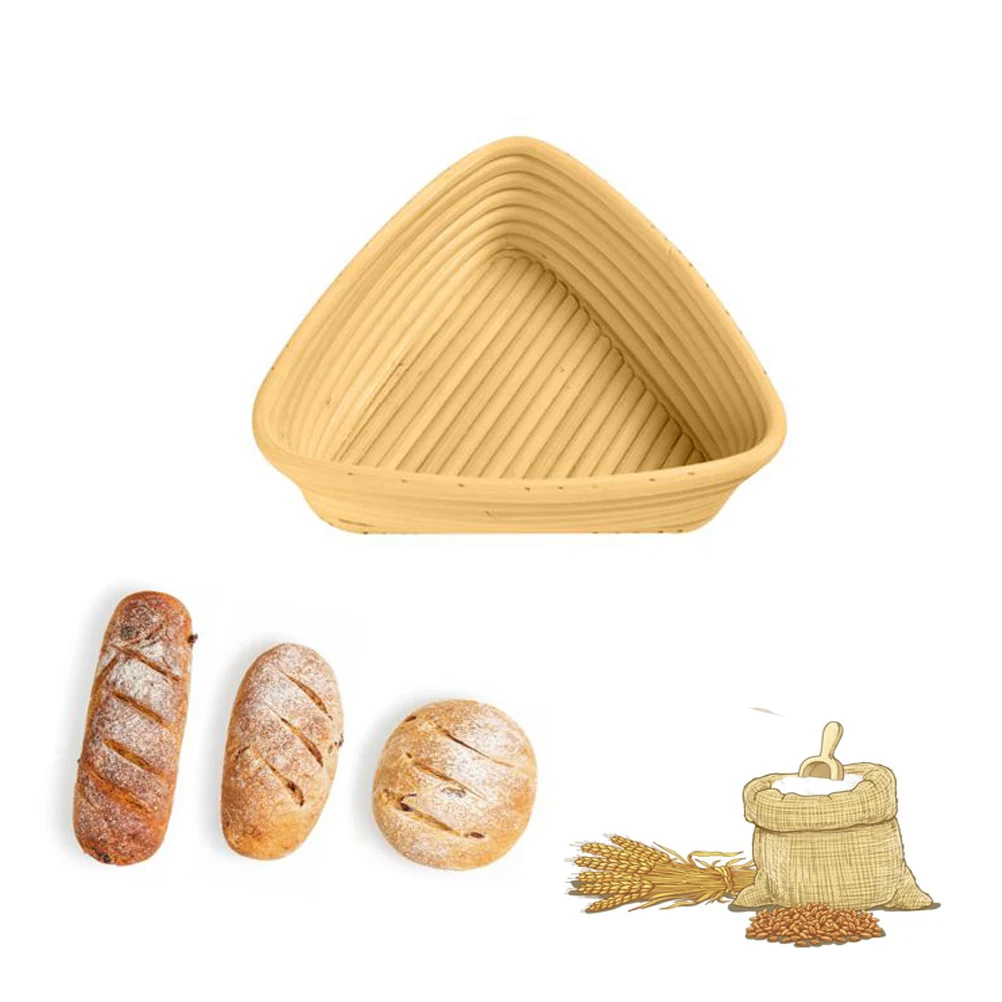 Корзина для доказательства хлеба из натурального ротанга для брожения теста, французских багетных корзин.