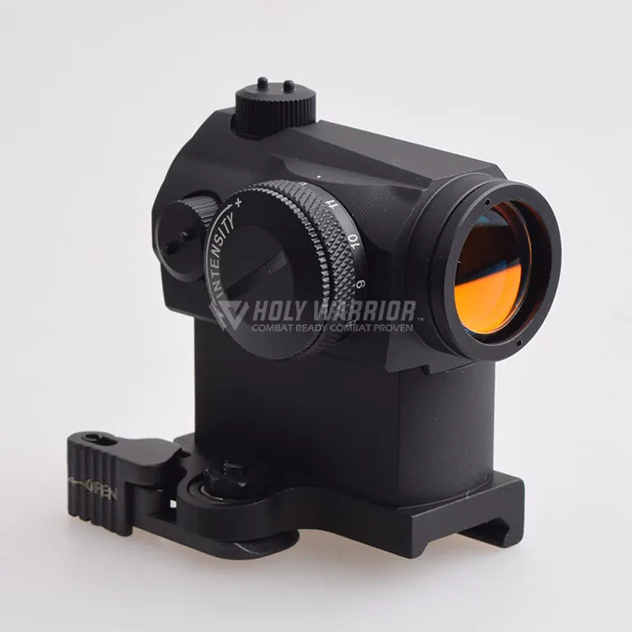 Тактический точечный прицел Mini 1X24 T1 Rifescope с подсветкой снайпер красный зеленый