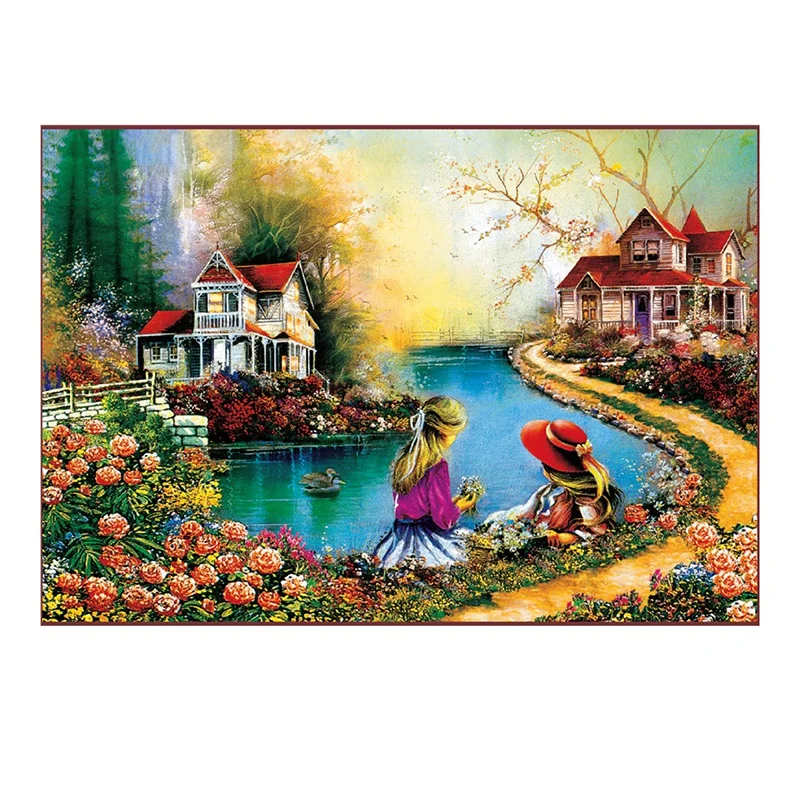 

Пазл-Головоломка «сделай сам», пазлы для взрослых, детские развивающие игрушки, украшение, 1000 шт.