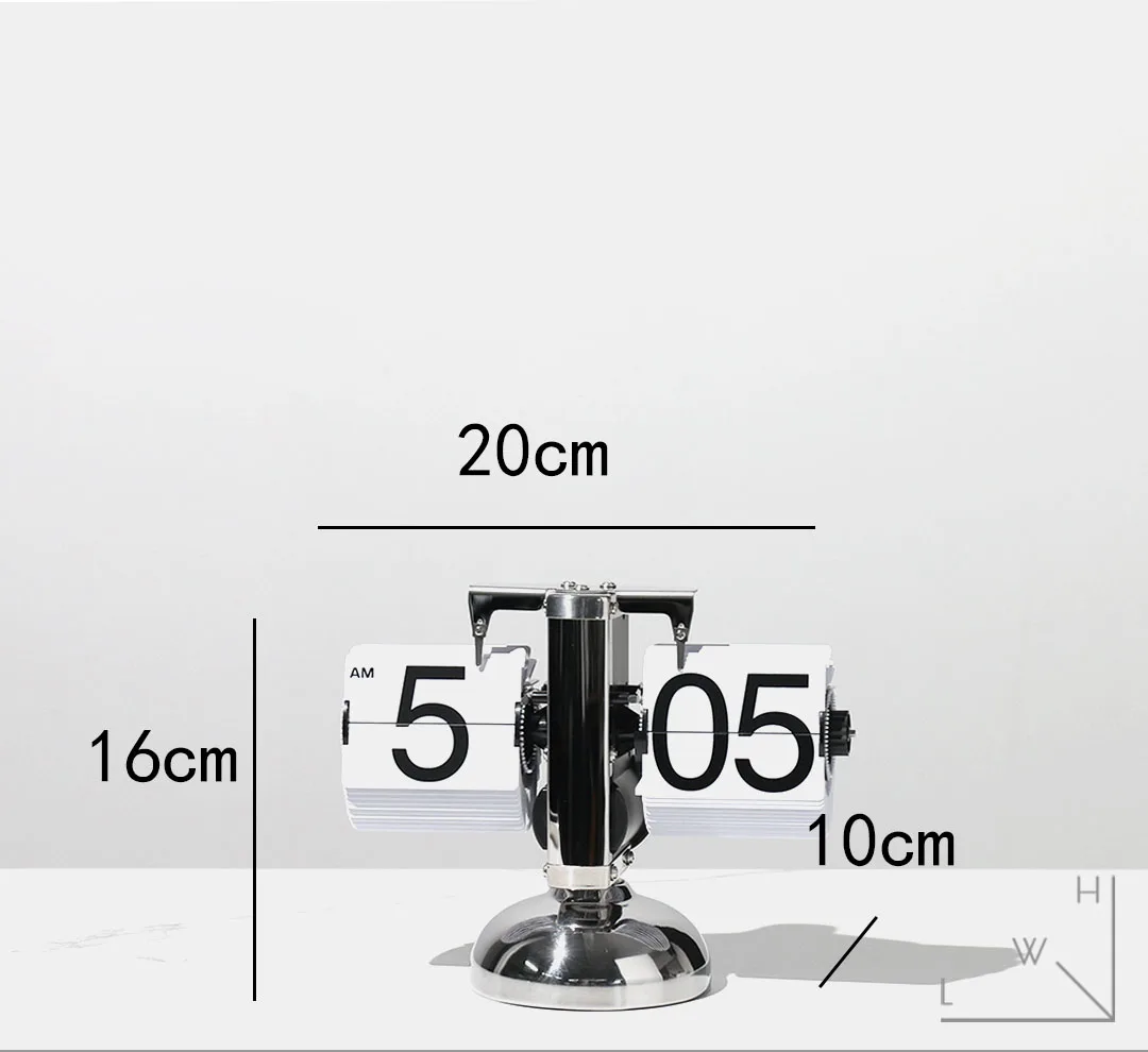 Современные креативные автоматические часы для поворота страниц декоративные