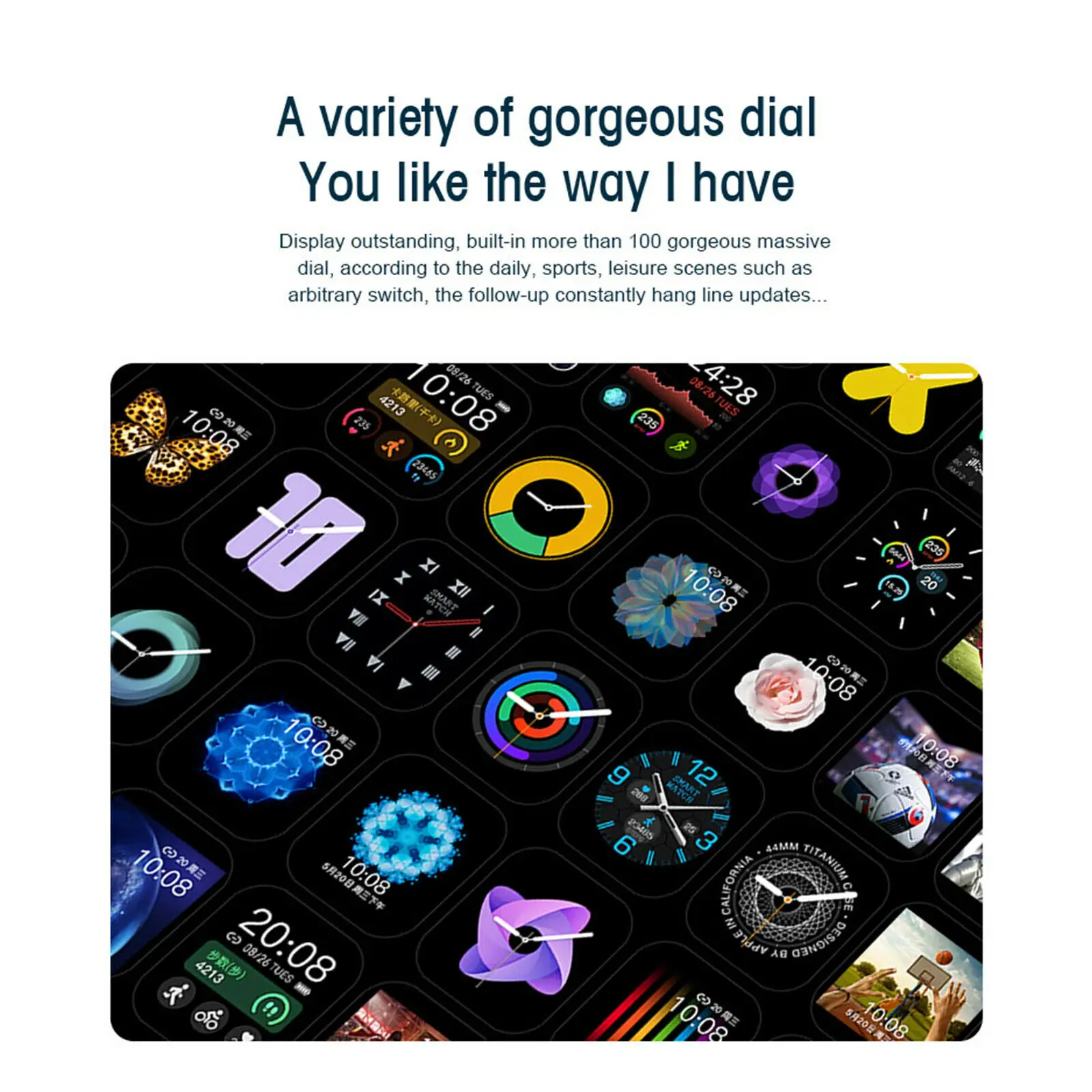 2021 полный сенсорный экран Смарт часы для мужчин и женщин спортивные Мода