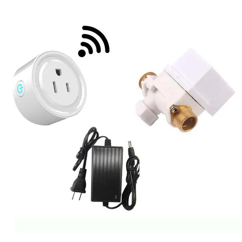 1 комплект автоматический таймер для полива WIFI переключатель водяной клапан