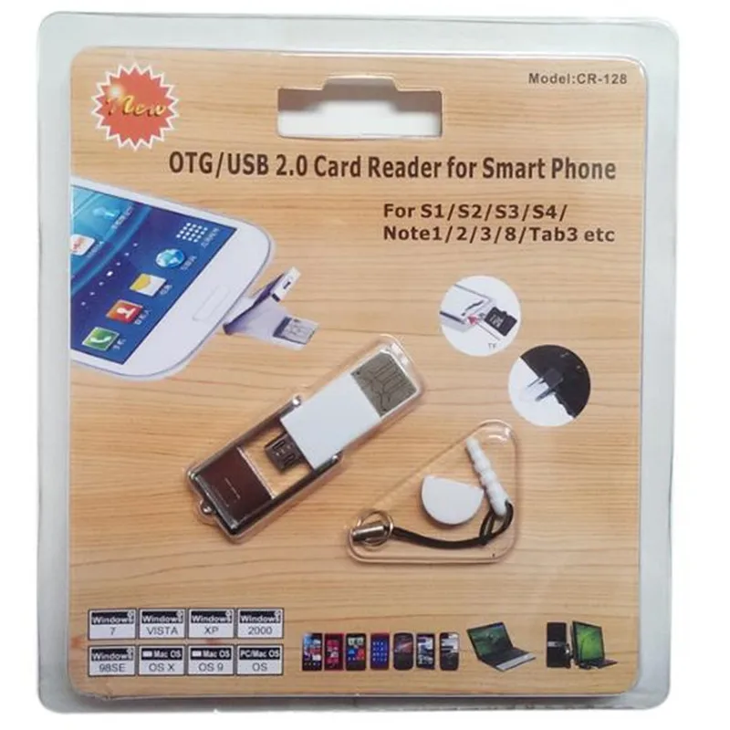 Мини 2 в 1 Micro USB 2,0 OTG адаптер+ TF кардридер адаптер записывающего устройства для ПК телефона TF T-Flash OTG хост USB карта Reade