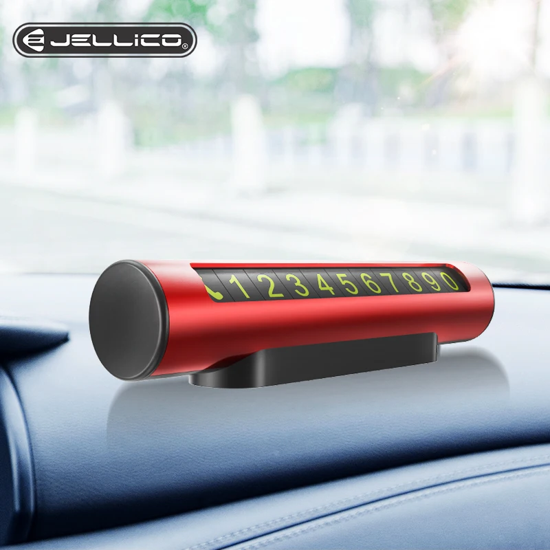 Jellico автомобиль временные держатель карты парковки на автоматическом магните