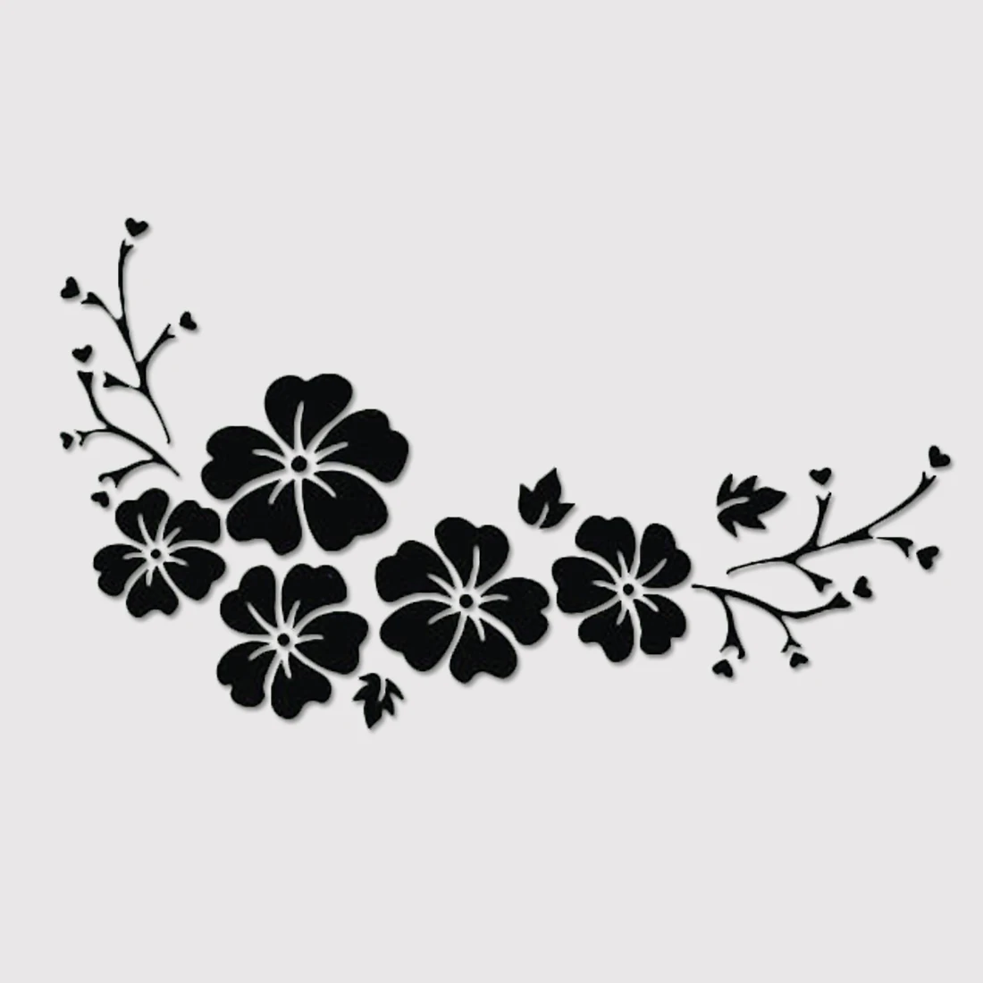 

Fashion Car Sticker Engraving Flower Pattern Delicate Accessories Reflective Cool Vinyl Decalkk29*13cm