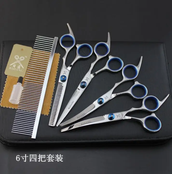 

dog scissors comb Kit with Safety Round Tip Thinning Cutting Shears with Pet Grooming Comb for Dogs and Cats