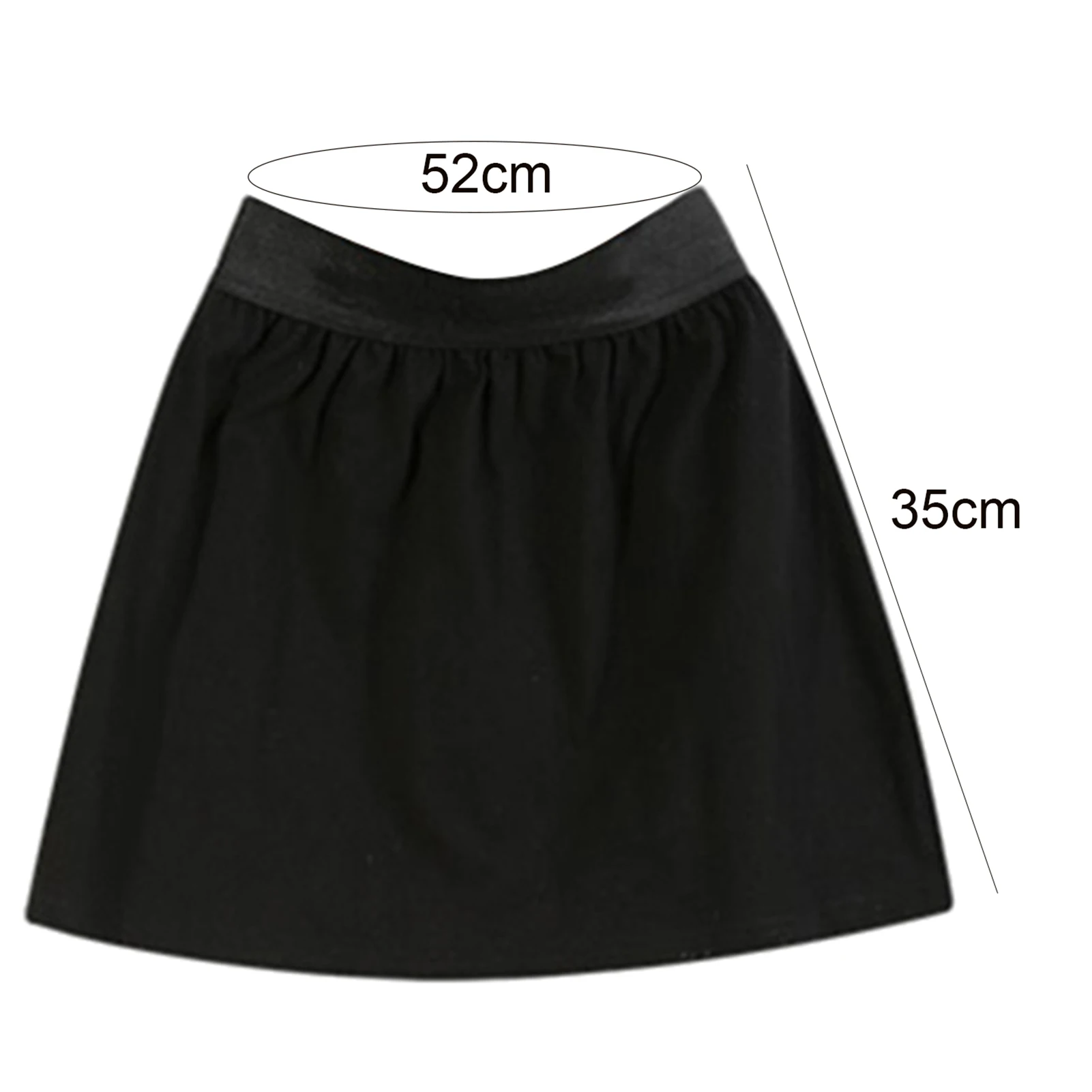 

Unisex Fake Hem Shirt Extenders Mini Skirt Low Sweep Hoodie Clothes Accessory
