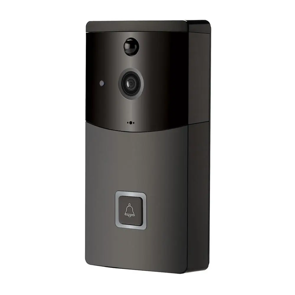 Домашний дверной звонок с аккумулятором ночным видением HD 720P умный видеозвонок
