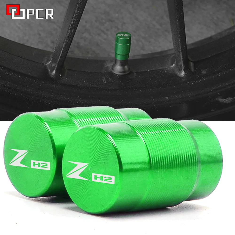 

For KAWASAKI Z H2 2019 2020 NINJA H2 R Motorcycle Accessorie Wheel Tire Valve Stem Caps CNC Airtight Covers