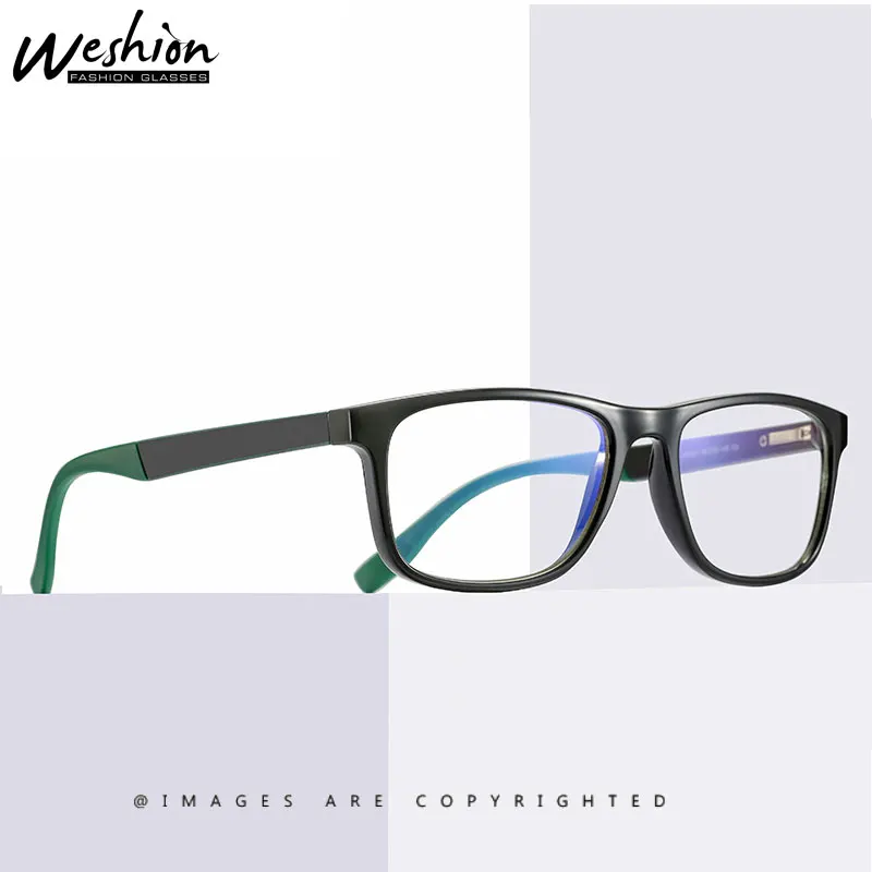 Очки для мужчин и женщин оптическая оправа антибликовые квадратные TR90 с защитой