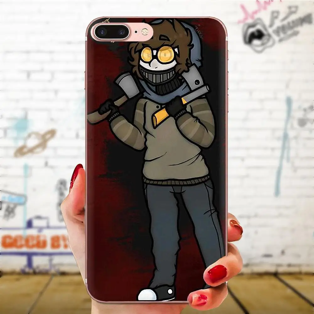 Soft TPU Screen Protector Anime Ticci Toby For Galaxy J1 J2 J3 J330 J4 J5 J6 J7 J730 J8 2015 2016 2017 2018 mini Pro | Мобильные