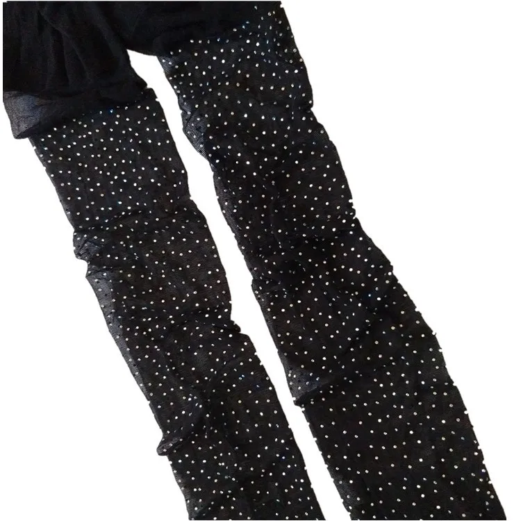 

High Quality Sexy Fashion Design Women Thin Super Shiny Rhinestone Stocking Nightclub glitterTights Pantyhose