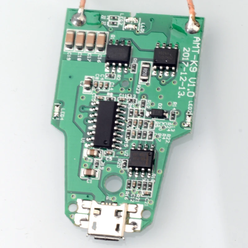 diy dc 5v qi wireless charging pcba circuit board coil receiver charger module for all smart phone free global shipping