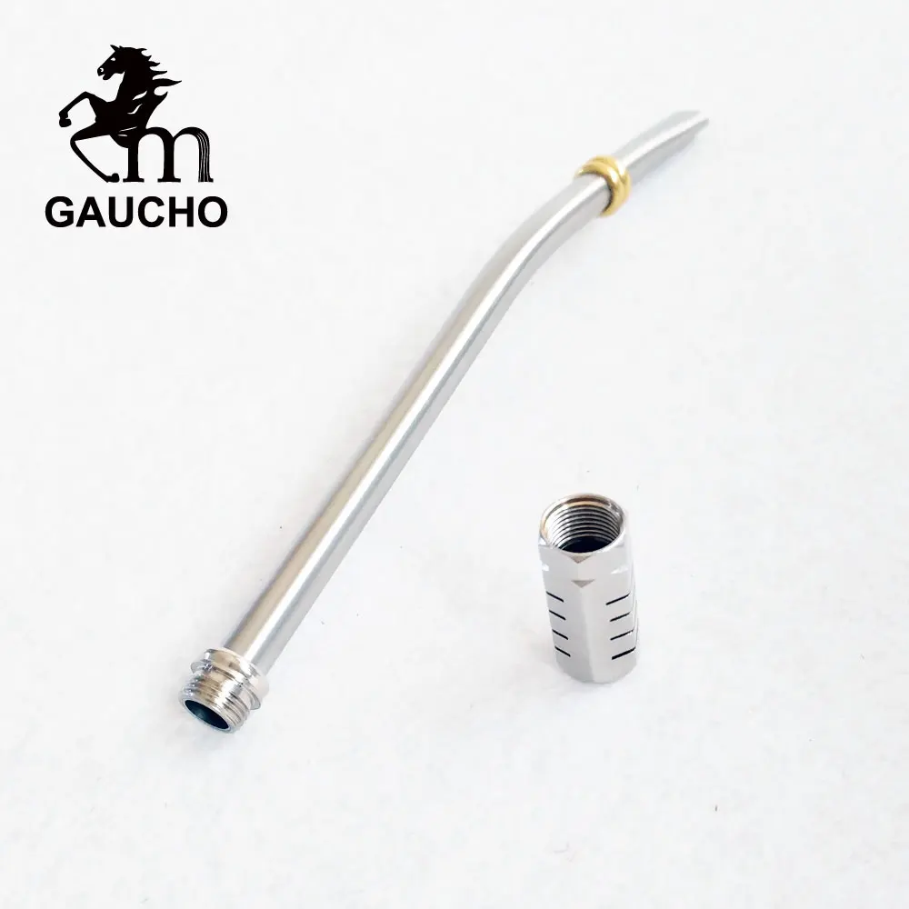 50 шт./лот Gaucho Yerba Mate Straw Bombilla 17 см изогнутый многоразовый со съемным шестигранным