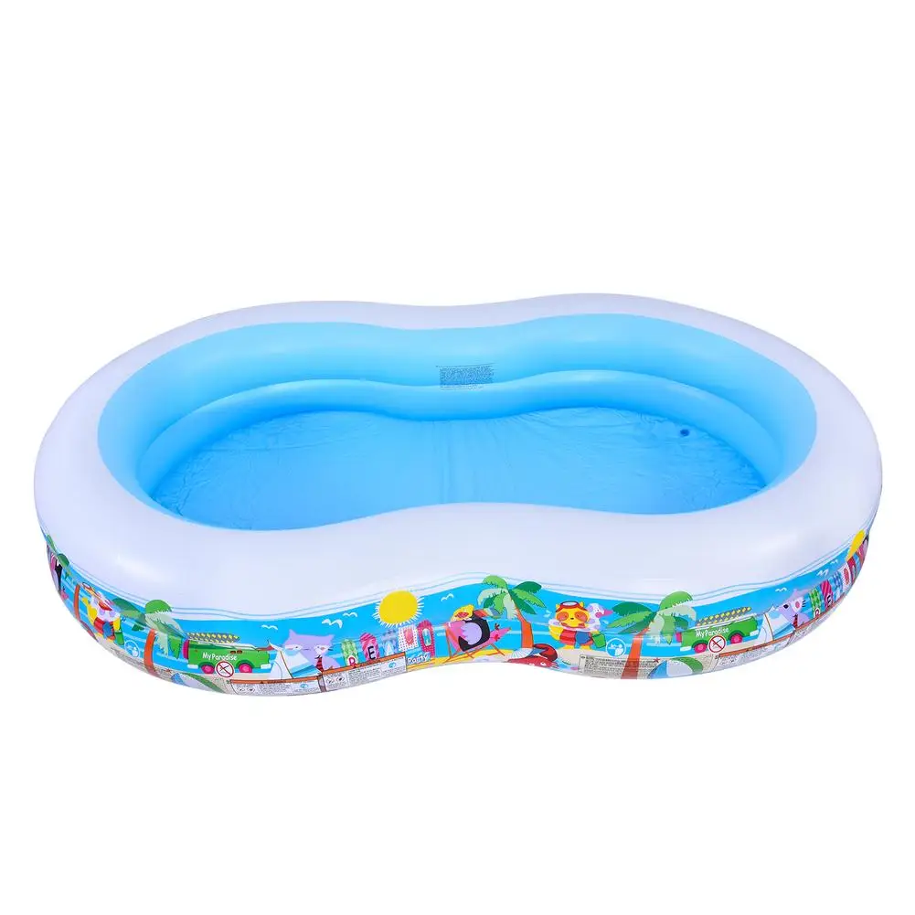 

Inflatable Pool Children's Swimming Pool Thickened PVC Paddling Pool 466L Water Storage Outdoor Spa Large Pools For Family