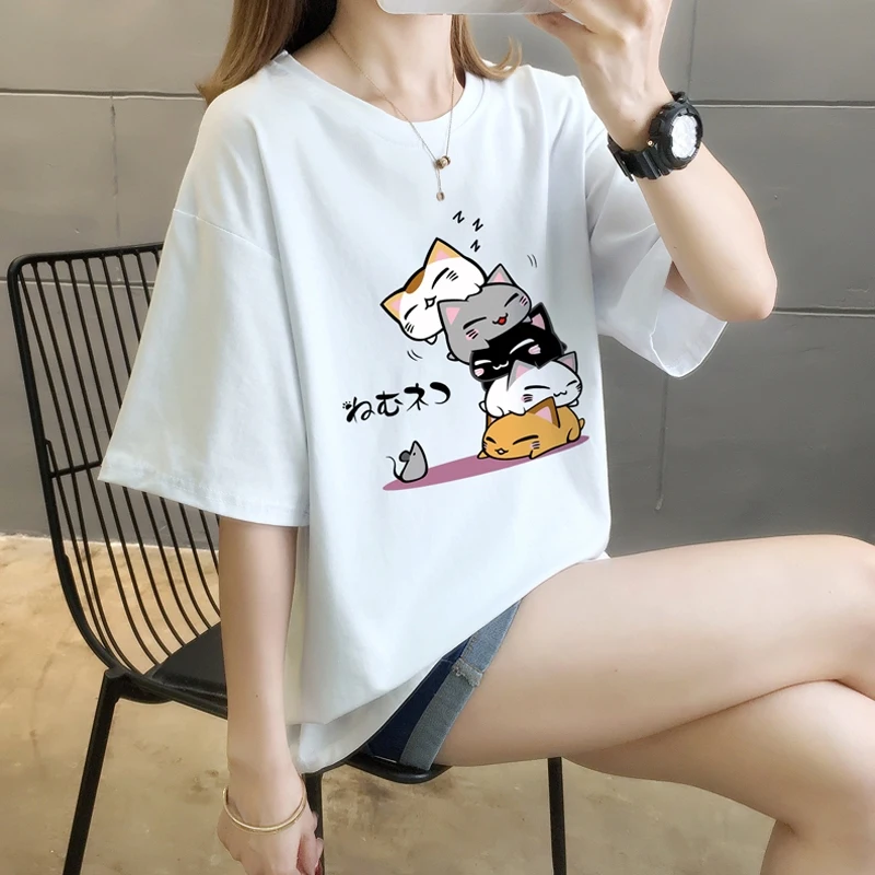 

2020 Tops T Shirt Women Cotton Female Tshirt Cotton