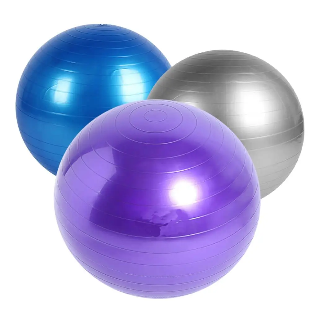 

2020 Sports Yoga Balls with pump Bola Pilates Fitness Gym Balance Fitball Exercise Pilates Workout Massage Ball 55cm 65cm 75cm
