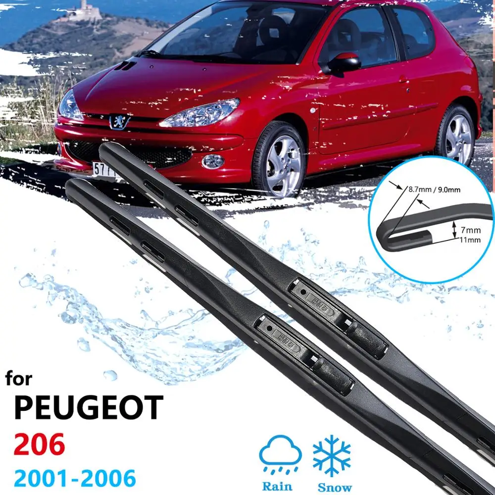 Щетка стеклоочистителя для Peugeot 206 + 206sw 206cc 2001 2002 2003 2004 2005 2006 стеклоочистители