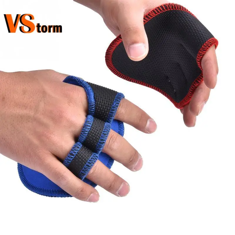 

Unisex Anti Skid Weight Lifting Training Gloves Protector Fitness Sports Dumbbell Grips Pads Gym bench Press Exercises Hand Palm