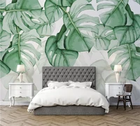 custom 3d wallpaper mural hand painted tortoiseshell tropical plant background wall paper mural