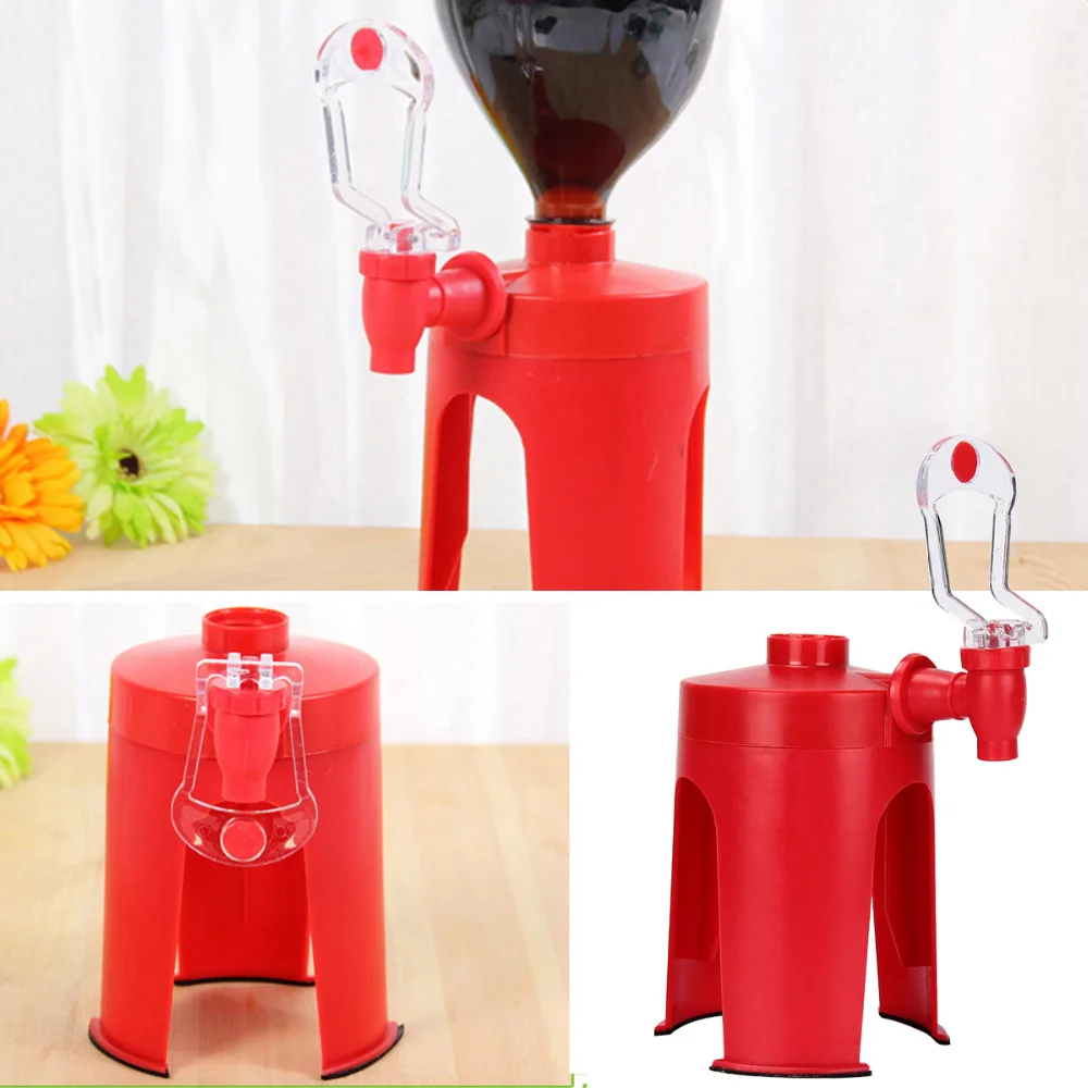 

Wonderlife Upside Down Automatic Drink Dispenser Soda Bottle Drinking Dispenser Hand Pressure Drinking Fountains Coke Bottle