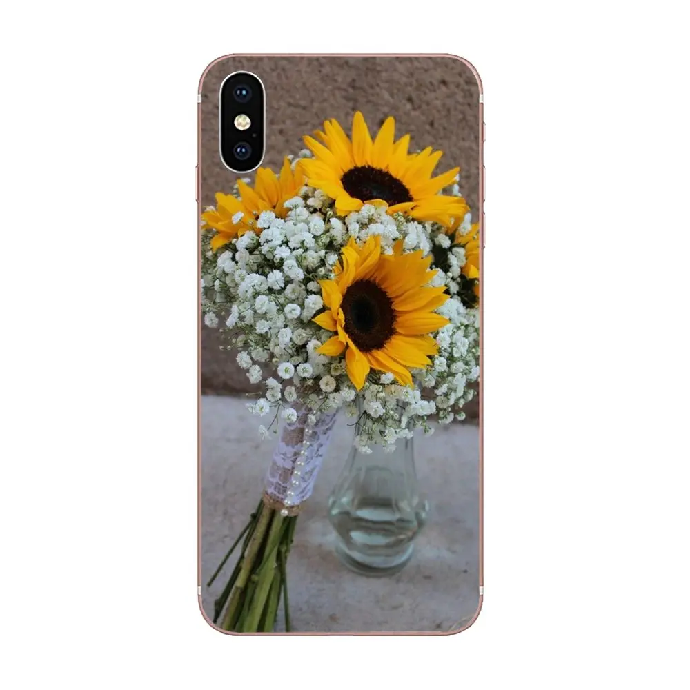 Защитный прозрачный чехол из ТПУ с цветком подсолнуха для HTC U11 Life Capa Plus U 11 U12 |