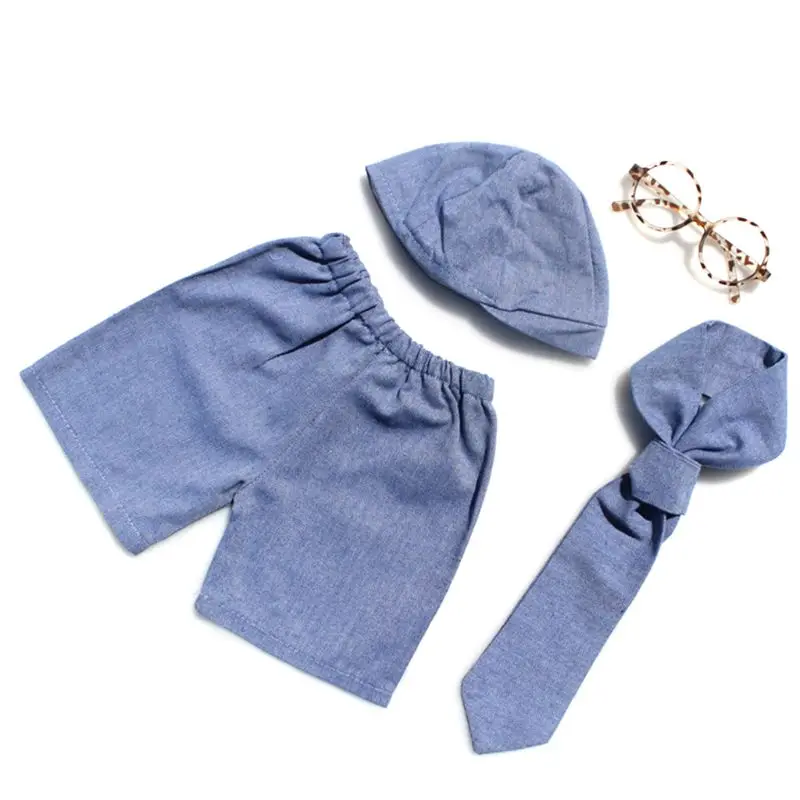 Accesorios de fotograf&iacute;a reci&eacute;n nacido, conjunto de beb&eacute;, caballero, ropa de disfraz-1