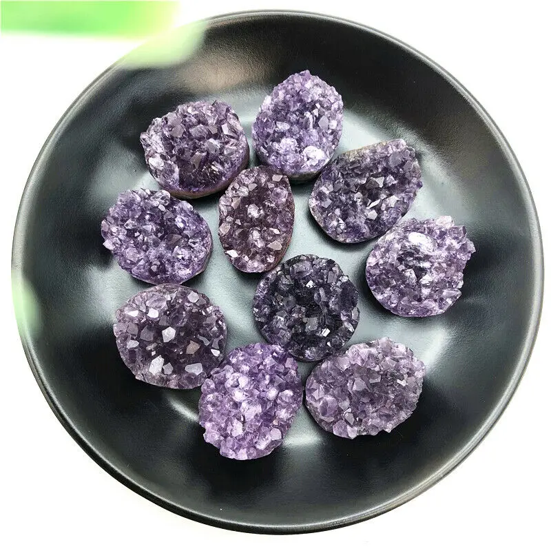 

1 Piece Natural Crystal Uruguay Amethyst Quartz Crystal Cluster Specimen Healing Crafts Natural Stones and Minerals