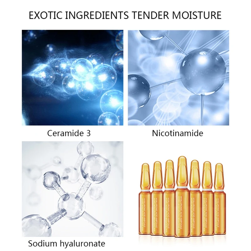 

Face Vitamin C Hyaluronic Acid Ampoule Moisturizing Essence Refreshing Moisturizing Shrink Pore Essence