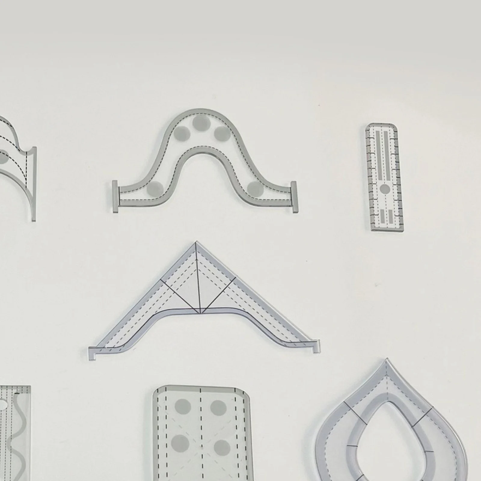 

Трафарет для стёганых одеял, лоскутного шитья, вырезания, одеял, линейки, портной рукоделия