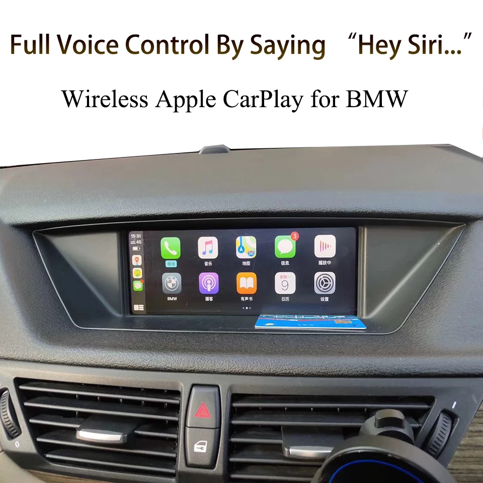 Беспроводной автомобильный модуль CarPlay Android для BMW CIC все серии поддержка
