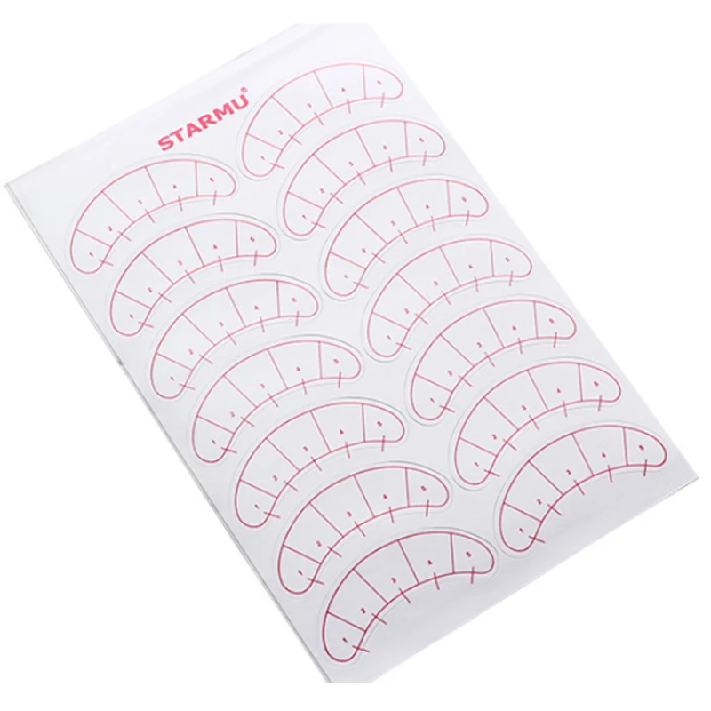 Изоляционная наклейка для ресниц 5 точек позиционирование начинающих тренировок